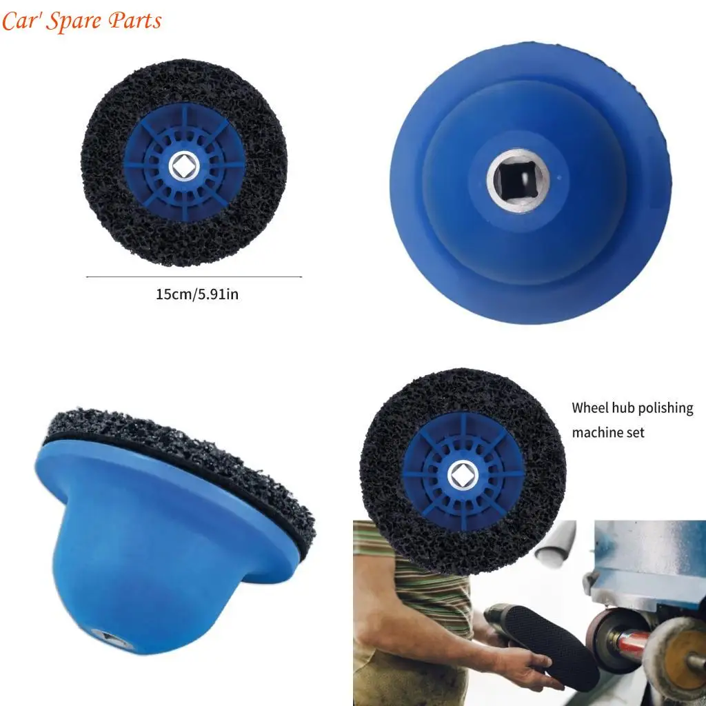 

Y4UA Automotive Disc Brake Surfaces Cleaner Strong Plastic Hub Grinding Set for 150mm Hubs Drive Compatibility