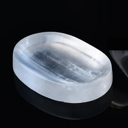 1pc Natuurlijke Seleniet Kom Plaat Gesneden Kwarts Kristal Raster Fengshui Kwarts Minerale Reiki Chakra Voor Thuis Decora Healing Gift1PC