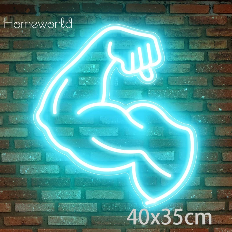 علامات النيون الصالة الرياضية - مراجعة Home Gym Neon Sign وسعره