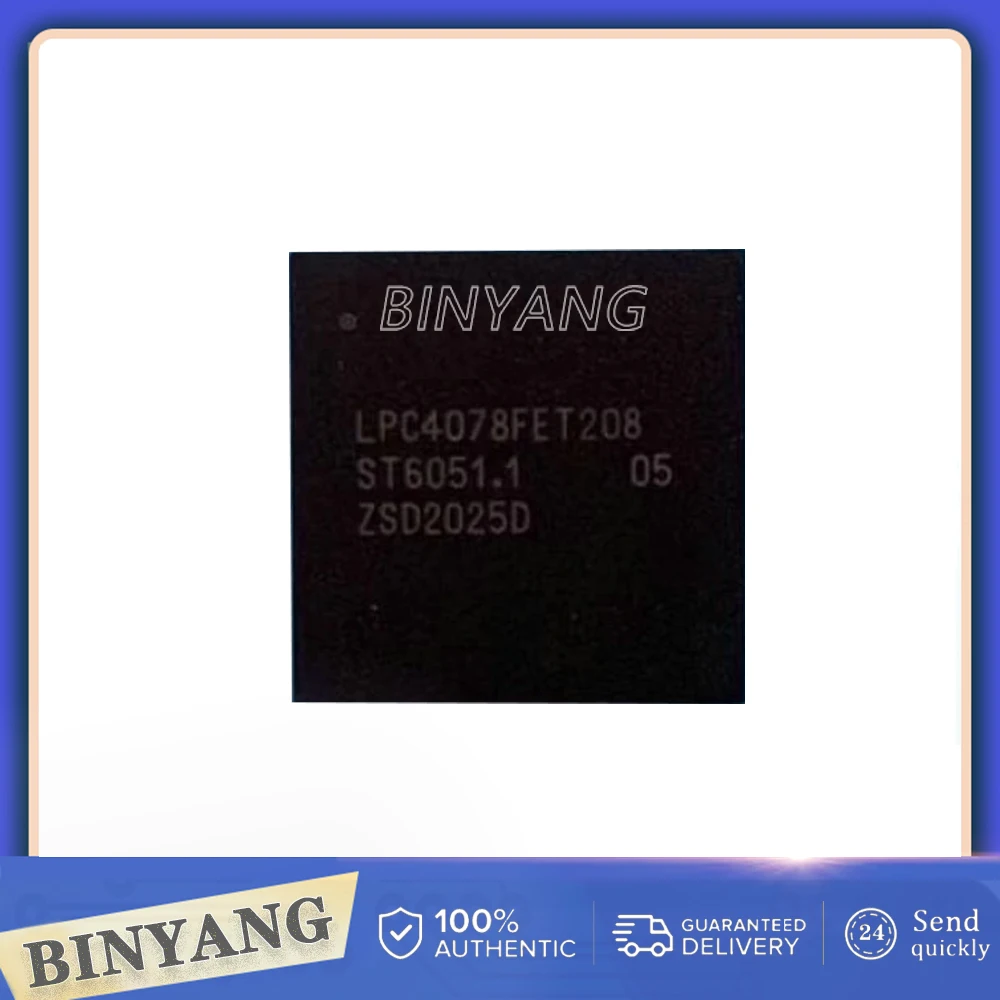 5pcs/lot LPC4078FET208 New In Stock BGA Encapsulation