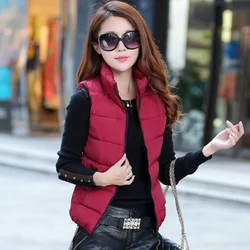 Korean Style Women's Sleeveless Vests Down Jacket Elegant Coats Vest Jackets Woman Winter 2024 Coat On Offer With High Quality