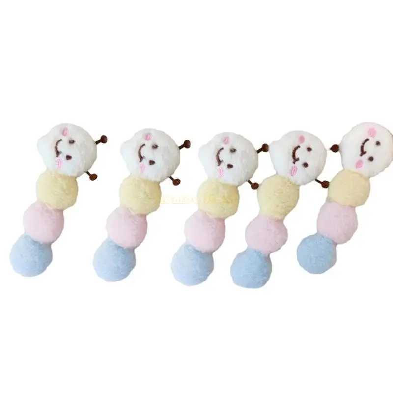 31BF شكل كاتربيلر يزين بقع DIY الأوشحة الحرفية الملابس مواد الخياطة #2