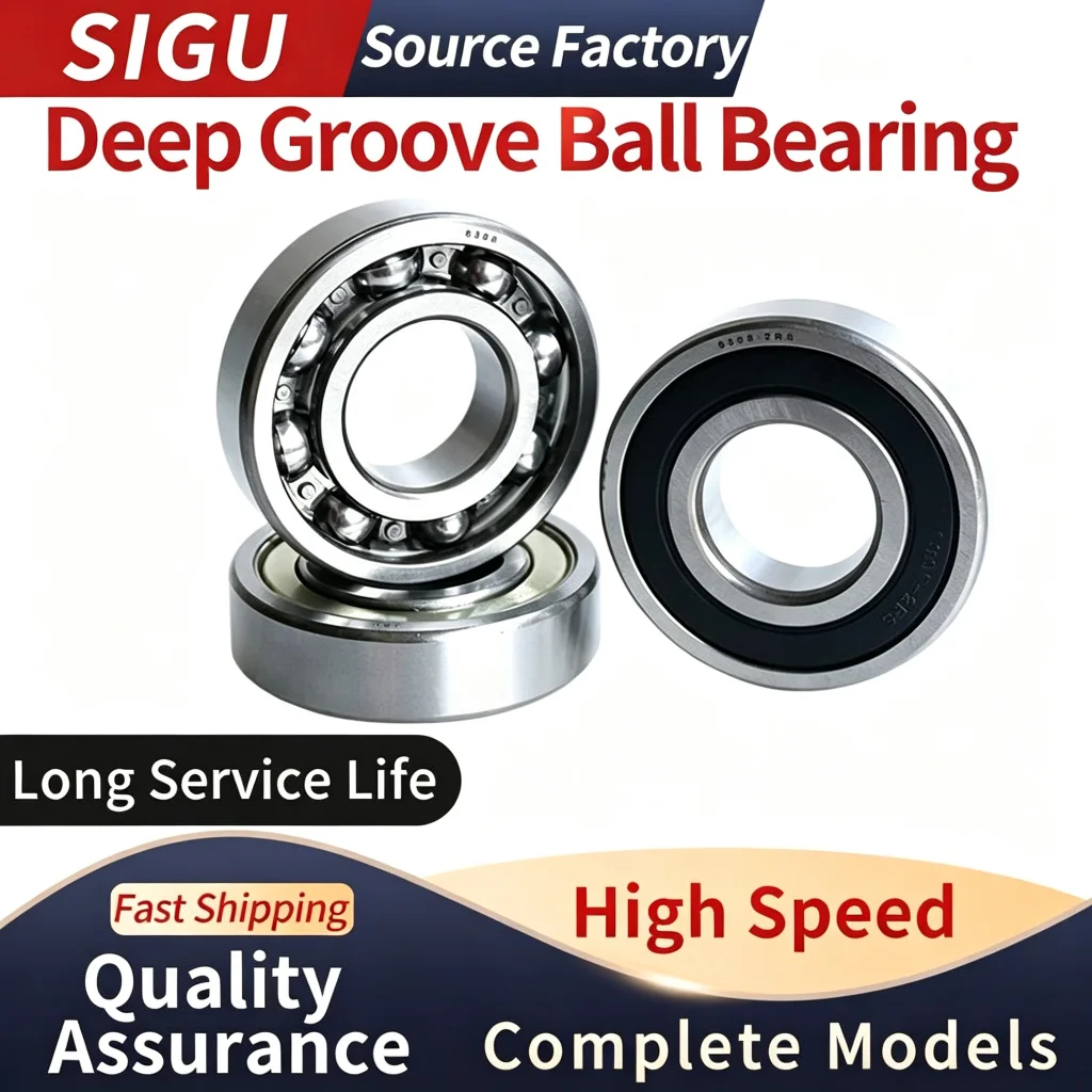 High Speed Deep Groove Ball Bearing, Long Service Life 6409 6410 6411 6412 6413-ZZ/2RS