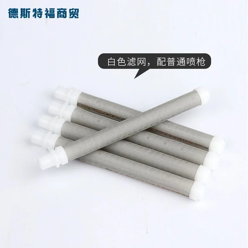 

6pcs Airless Filter Replacement Parts Paint Strainer 60 Mesh Stainless Steel Sprayer Accessories Universal Spray Attachment