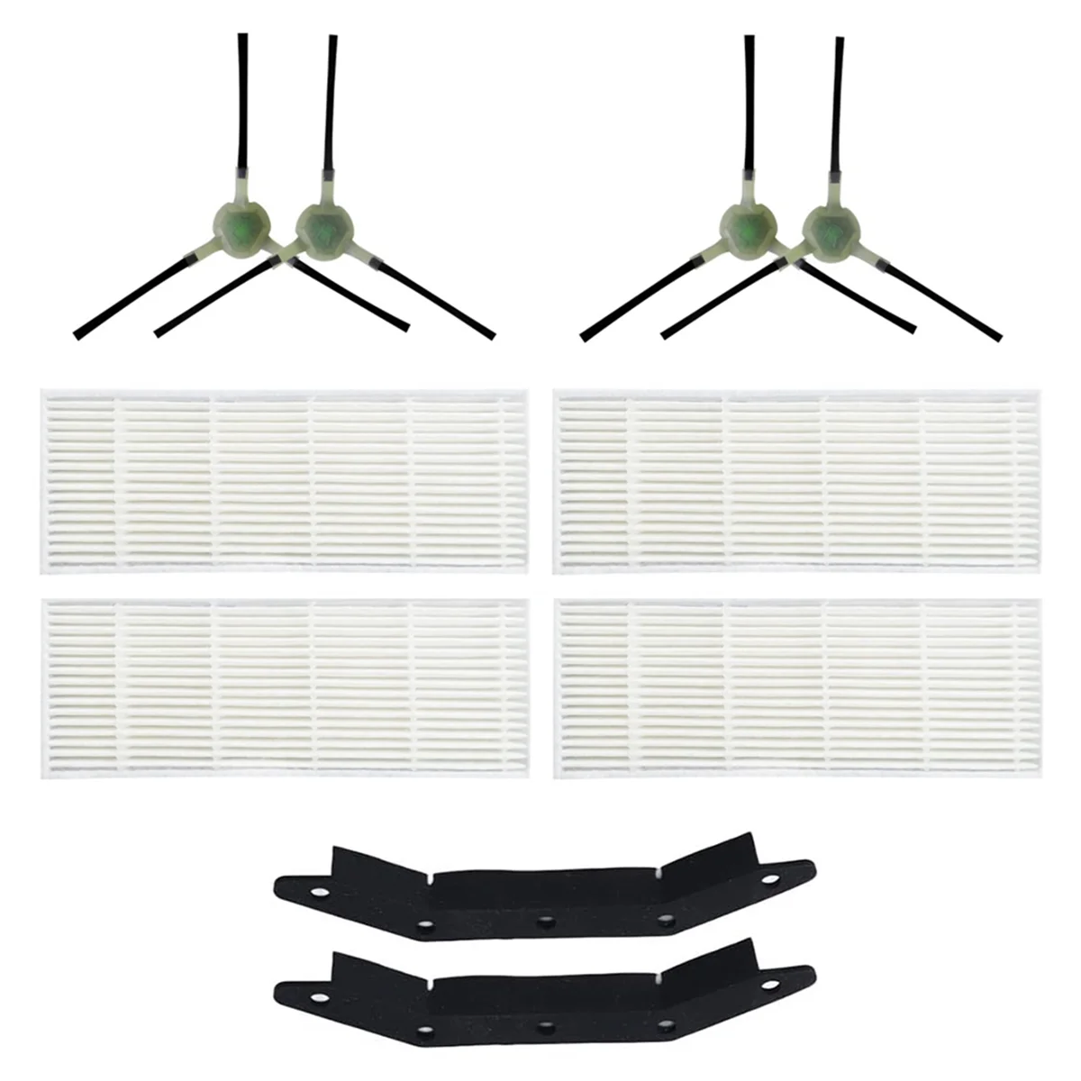 A58E-сменный набор для подметальной машины, боковая щетка, фильтр, скребок, детали для пылесоса для Lefant M210 M210S M210B M213