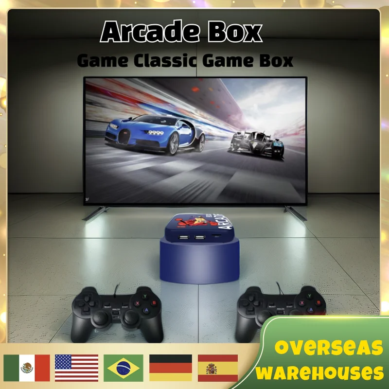 

Arcade Box Game Classic Game Box Game Console For Ps1/psp Built-in 50 Emulator Video Game Console Tv Box With Controller Gifts