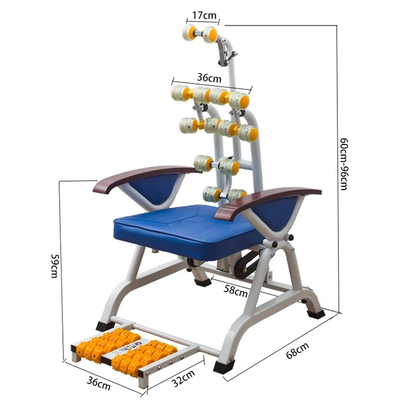 Mechanical massage chair, back fitness chair, non-electric massage chair, foot massage for the Elderly