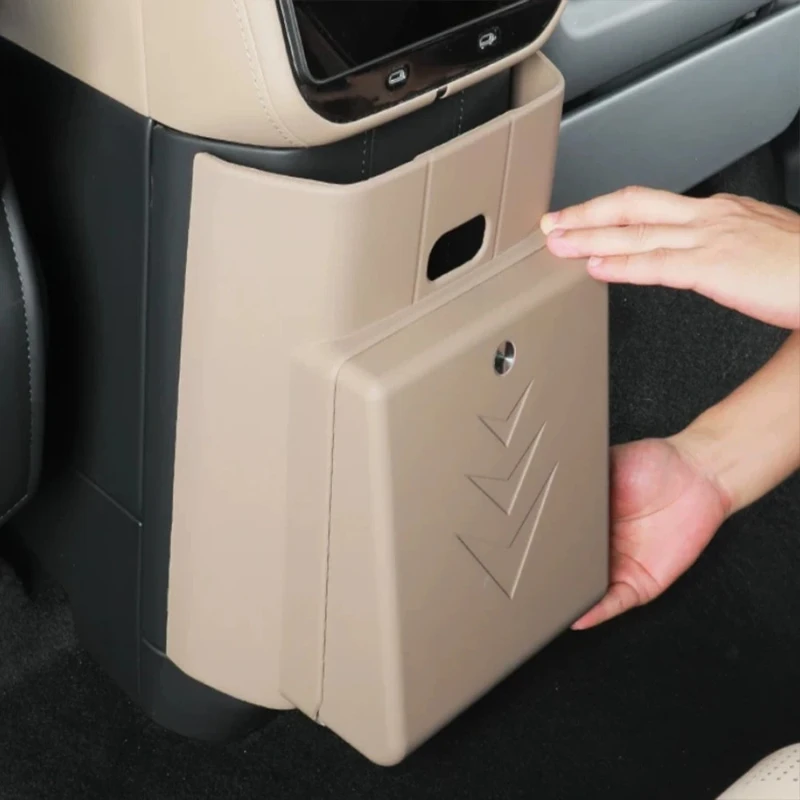 Car Rear Refrigerator Anti Kick Protective Pad For ZEEKR 8X 2026 Special Trash Bin Cover Auto Interior Accessories Car Supplies