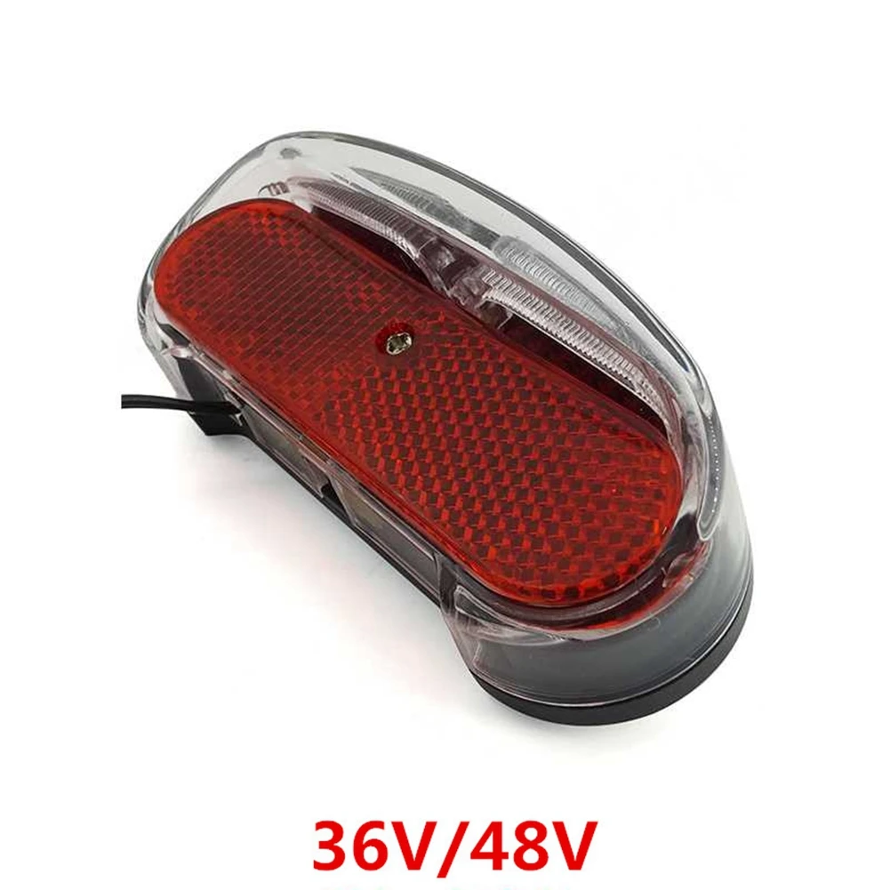 6V-48V E-Bike Rear Light E-Scooter Night Safety LED Warning Rear Lamp