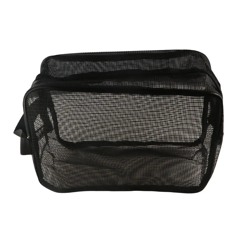 Lightweight Easily Carry Mesh Shower Bag Quick Dry Hand-held Beach Pockets Collapsible Large Capacity Tote Bag Swimming