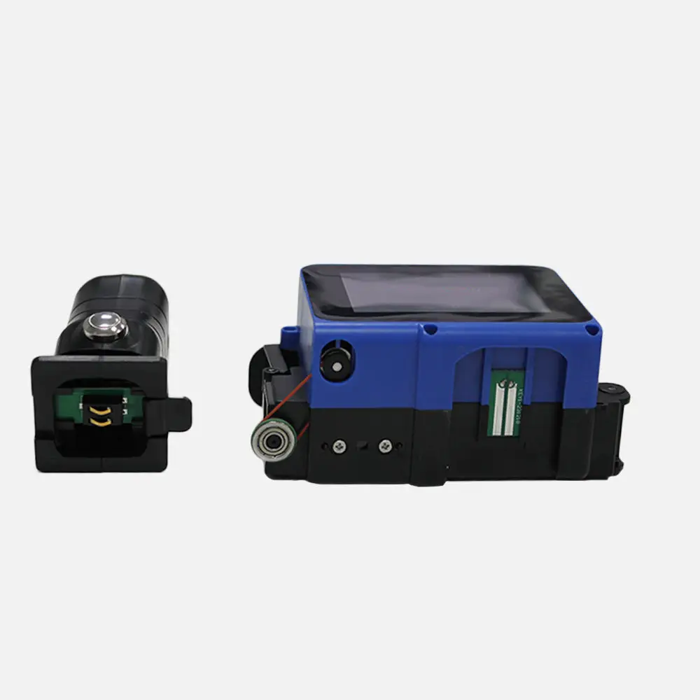 Yaomatec B1760 Barcode Image Logo Date Coding Machine 12.7mm Mini Portable Inkjet Printe with Removable Handle
