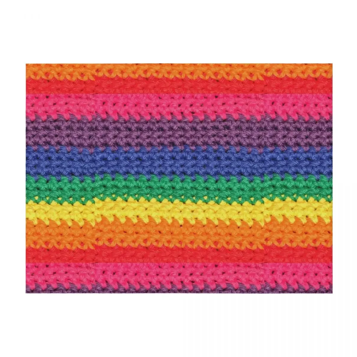 

Crochet Rainbow Throw Blanket christmas decoration Moving Hairys Comforter Blankets