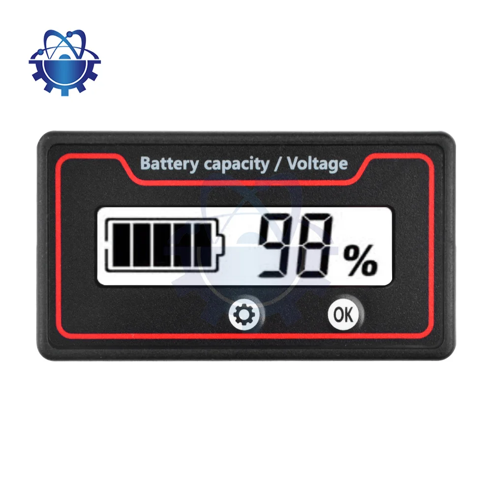 9-120V 12V 24V 48V Battery Capacity Monitor Indicator Car Motorcycle Digital Power Percentage VoltmeterVoltage Tester Meter Tool
