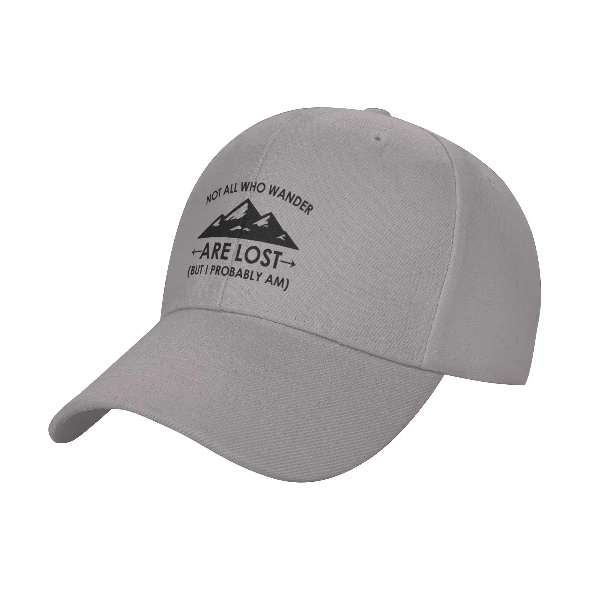 Hot Sale Not All Who Wander Are Lost (But I Probably Am) Baseball Cap  Windproof Men's Panama Hat  Campus Daily Men's Panama Hat