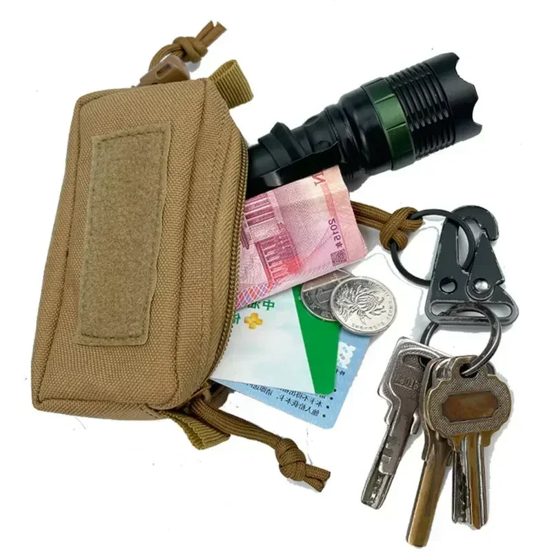 Molle Mini EDC Werkzeugtasche Hüfttasche Utility-Geldbörse Outdoor-Sport Camping Wandern Jagd Zubehör Karten-Schlüsselhalter Taschen – Detail 5