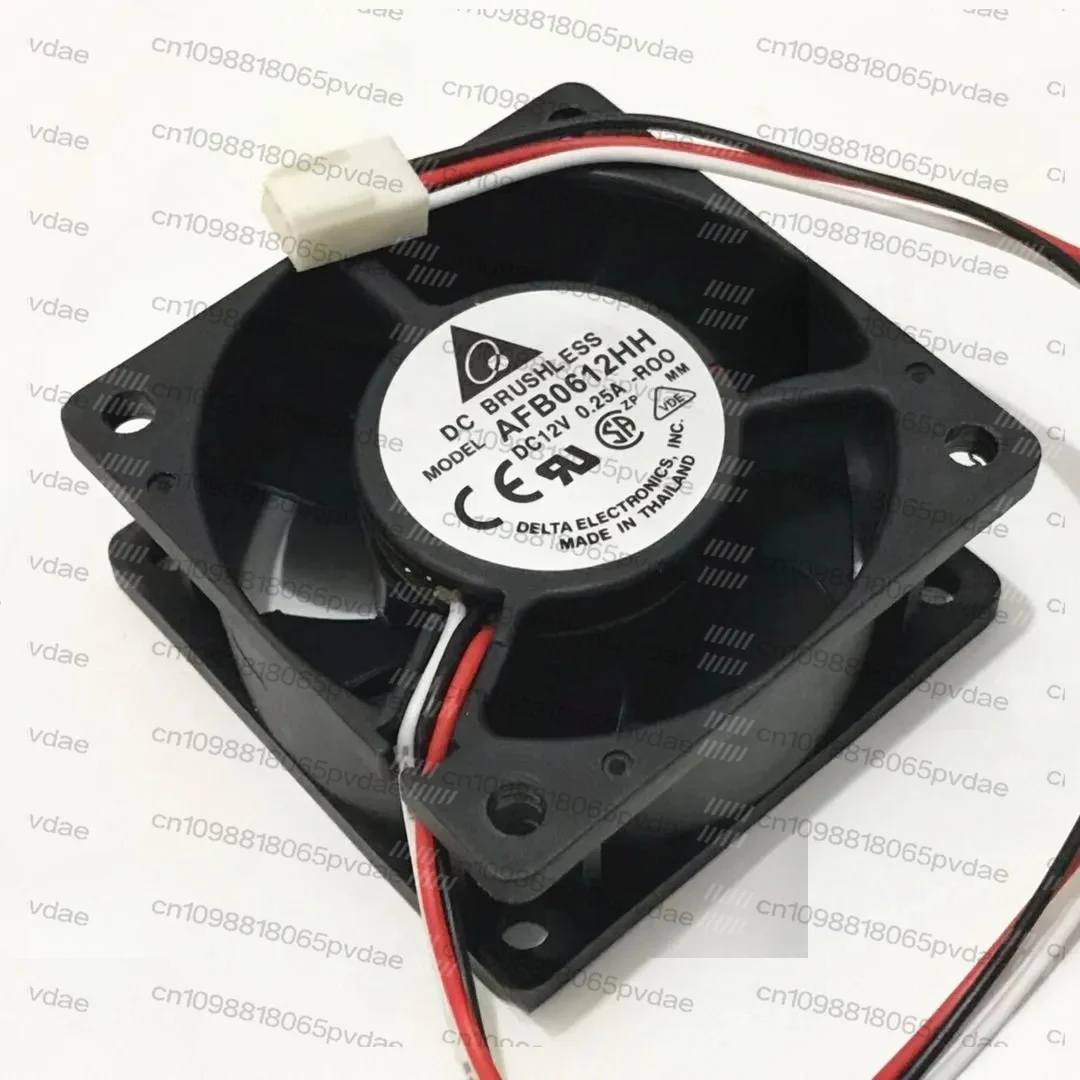 Delta Electronics AFB0612HH R00 DC 12V 0.25A 60x60x25mm Server Cooling Fan