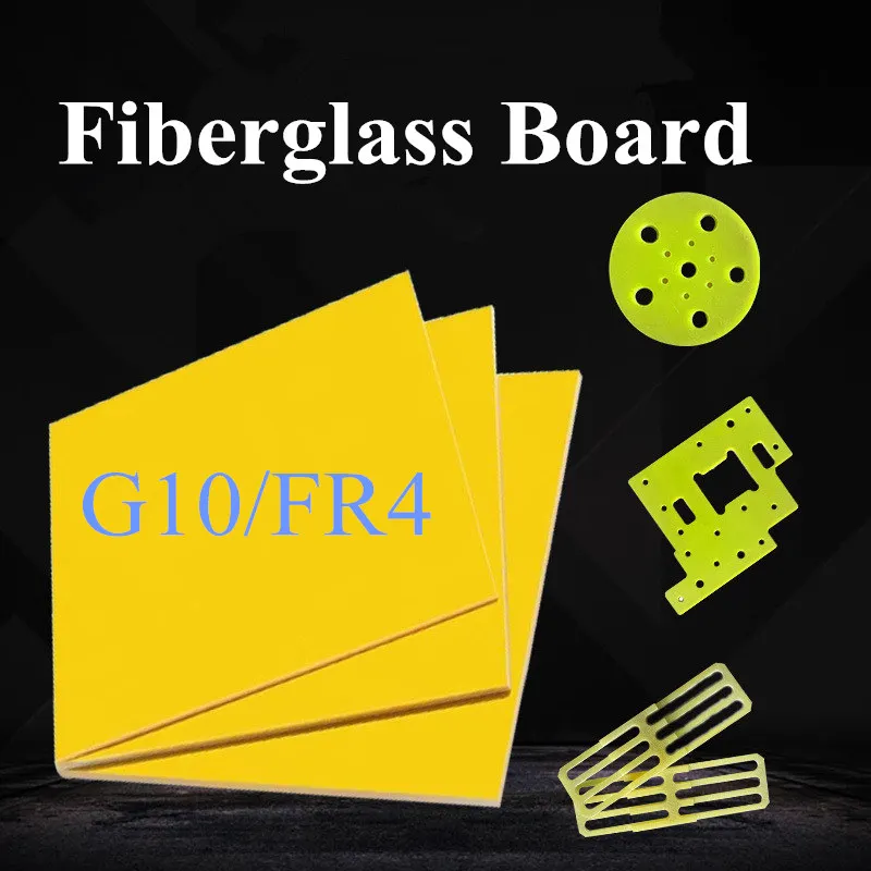 500x300mm 3240 Epoxy Board FR4 Yellow Insulating Board 3D Print G10 Green Resin Glass Fiber Board High Temperature Resistant