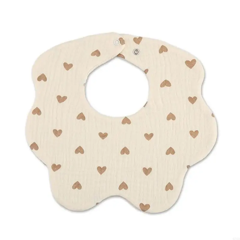 

Q22D Newborn Boys Girls Bibs Absorbent Baby Teething Bib Feeding Bib Soft Cotton- Baby Burp Cloth Cotton Bibs for Babies