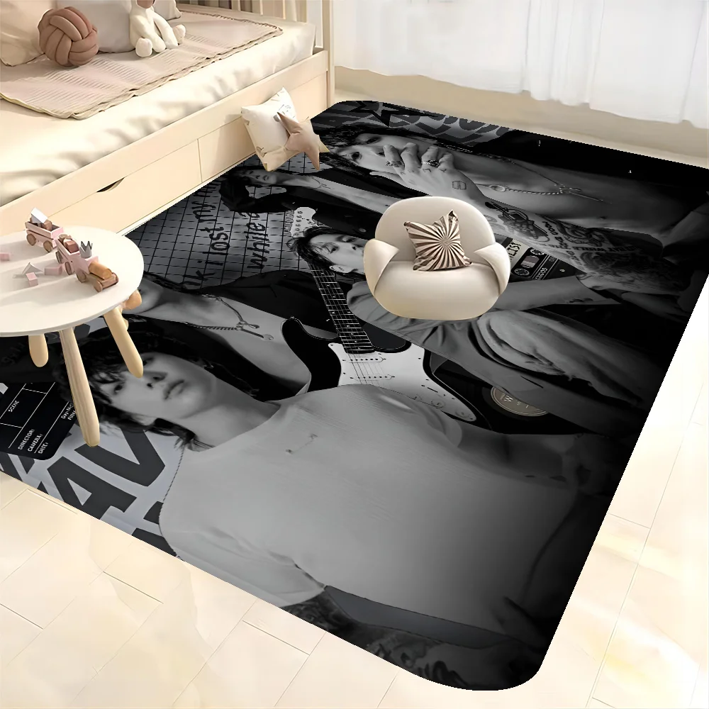 

E-Euphoria J-Jungkook-K-KPOP Entrance Door Mat Nordic Style Bedroom Living Room Doormat Home Balcony Anti-Slip Modern Home Decor