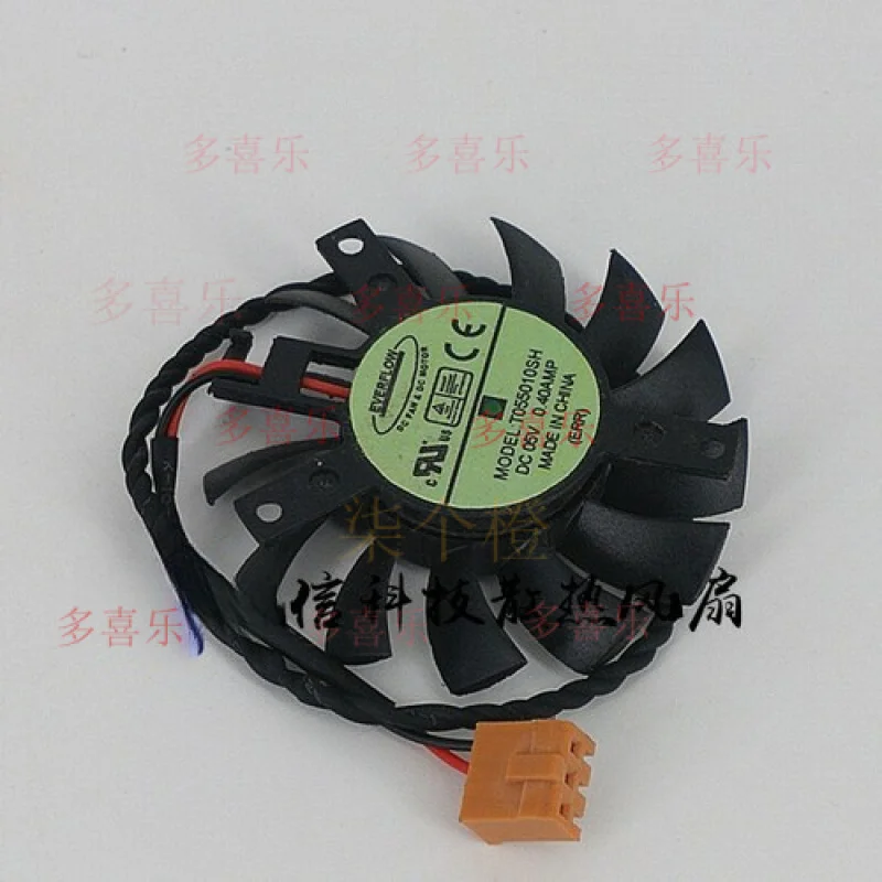 EE   for EVERFLOW T055010SH 5V 0.40A 45mm 27*35*35MM graphics card fan