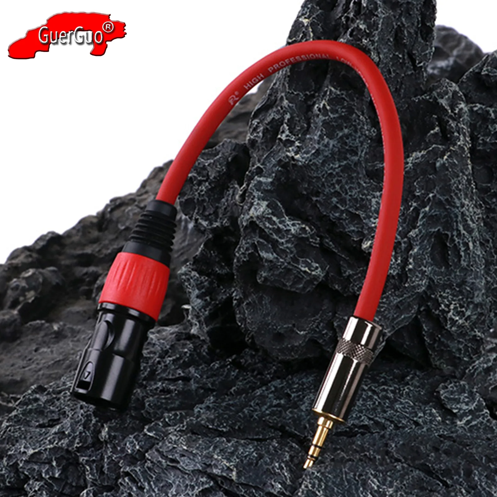 

AUX 3.5mm Male to 3Pin XLR Male MIC Cable,XLR to 1/8 Inch TRS Stereo Cord Compatible with Amplifier,SLR Camera,Speaker,Mixer