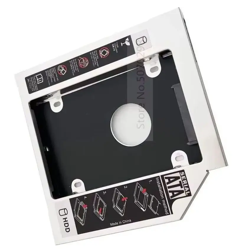 Adaptador Universal de Bandeja Caddy para Baía Óptica de 12,7mm para 2º HD SSD para Sony VPCF23S1E VPEB1E1R VPCF113FX VPCF111FD VPCF111FX