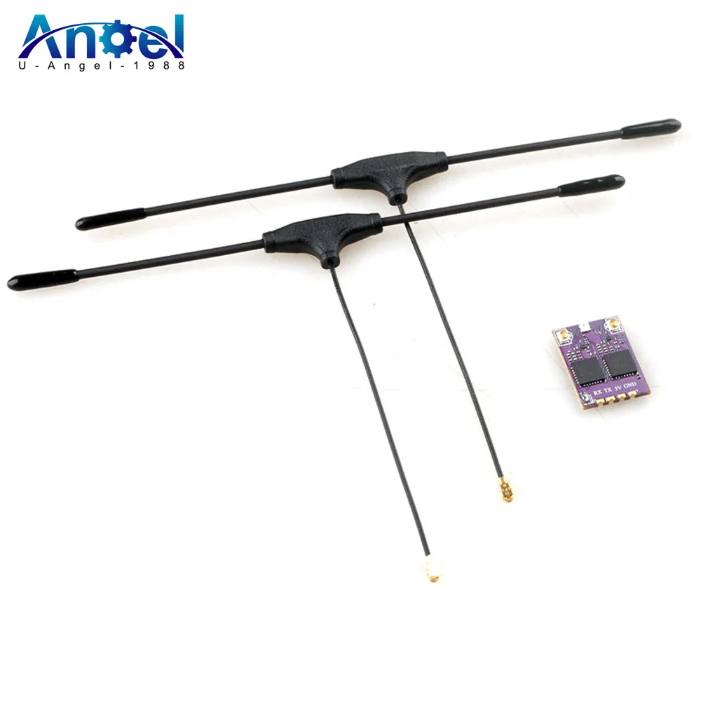 

HappyModel ES900 DUAL RX ELRS Diversity Receiver 915MHz / 868MHz Built-in TCXO for RC Airplane FPV Long Range Drone