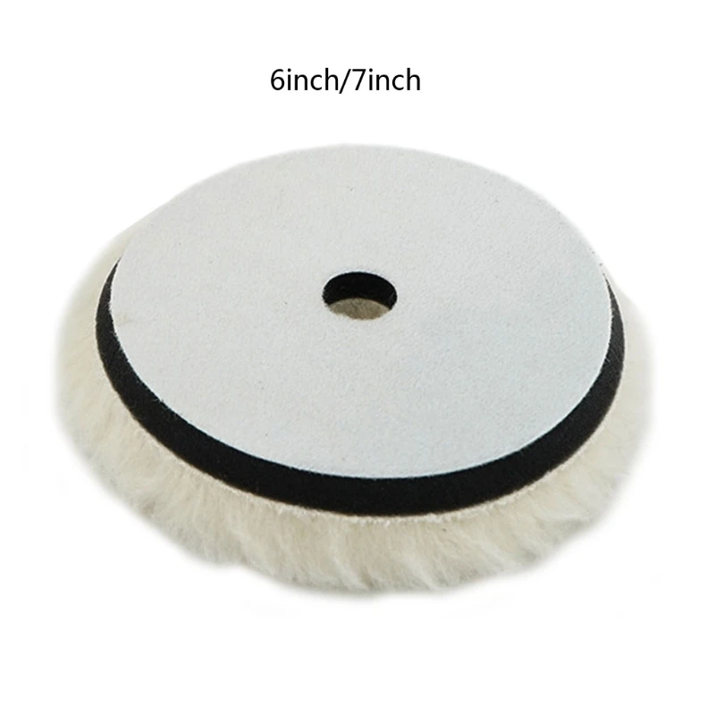 

Portable Wool Polishing Pad Buffing Pad for Car Polisher Buffer Wax Applicator Dropship