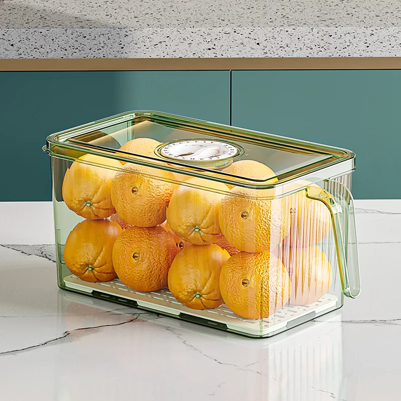 Refrigerator Storage Box Food Grade Kitchen Food Vegetable Preservation Box Refrigerator Frozen Dumplings Fruit Egg Storage Box