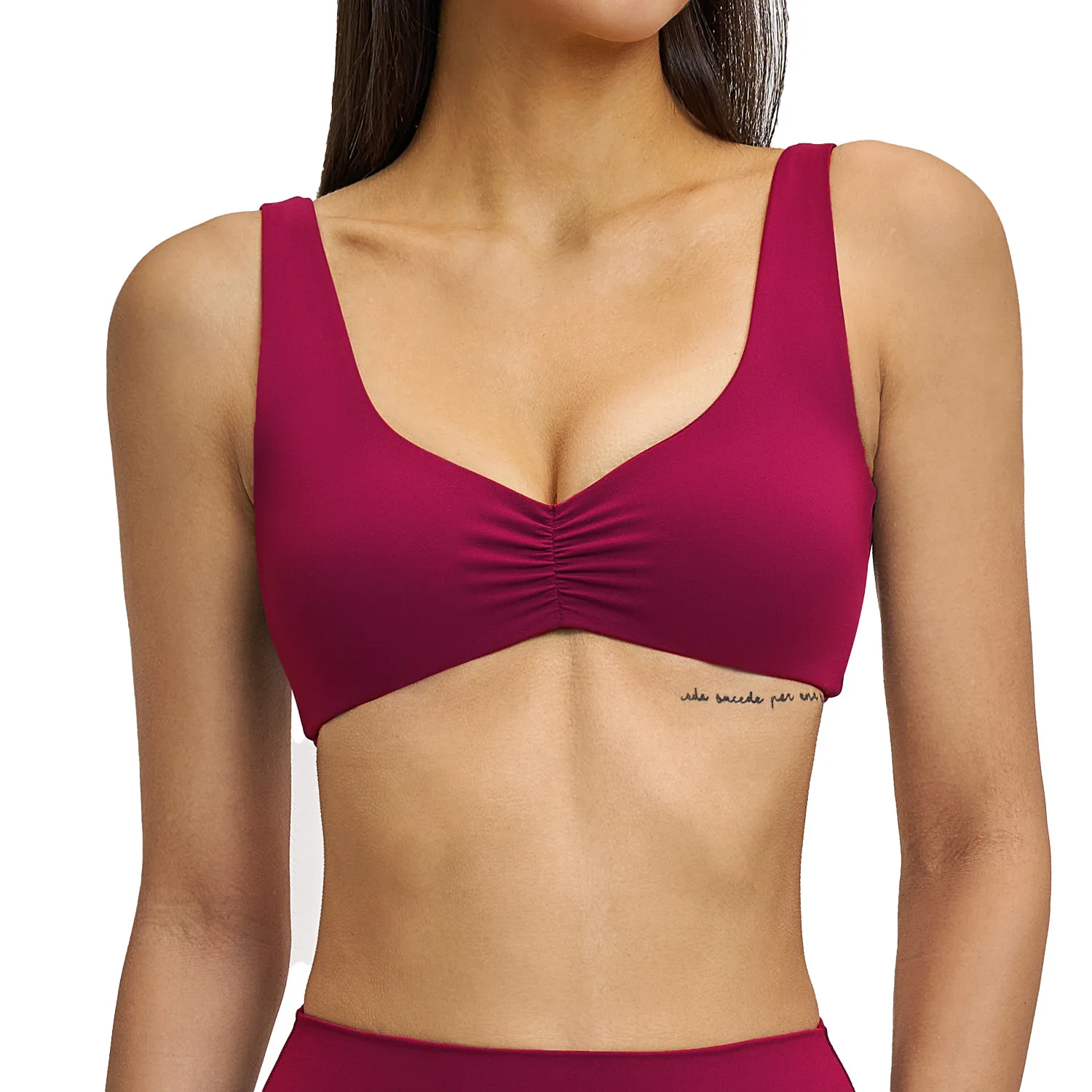 

Maxdutti Woolen Sports Bra, Sexy Back, Yoga Bra, Gathering Sports, Running, Fitness Bra T-shirt Woman Clothes Female Clothing