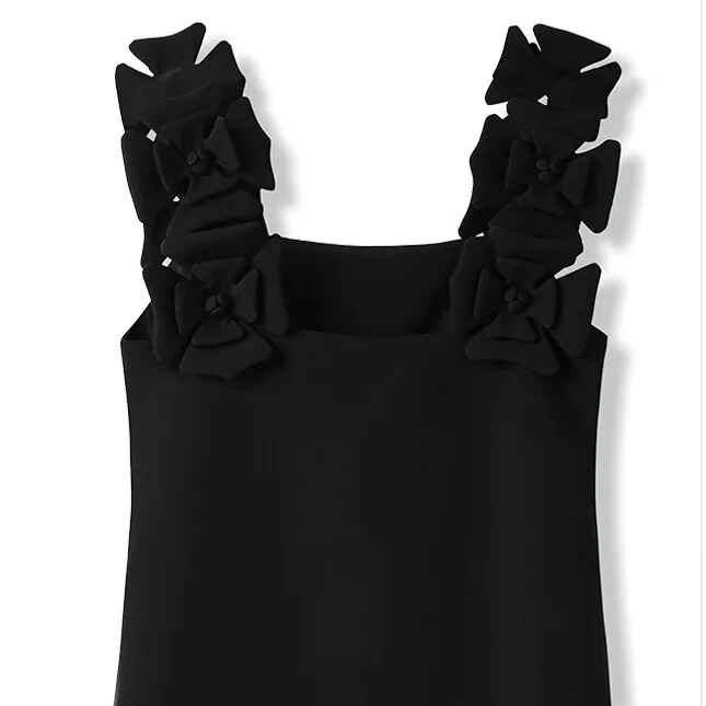 2025 nouveau femmes V Home 24S t-shirt dimensionnel fleur oulder sangle ter Dr Design Sense ort a-ligne jupe Dr