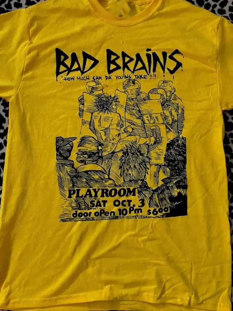 Bad Brains Vintage Flyer T Shirt Size S M L 2345XL