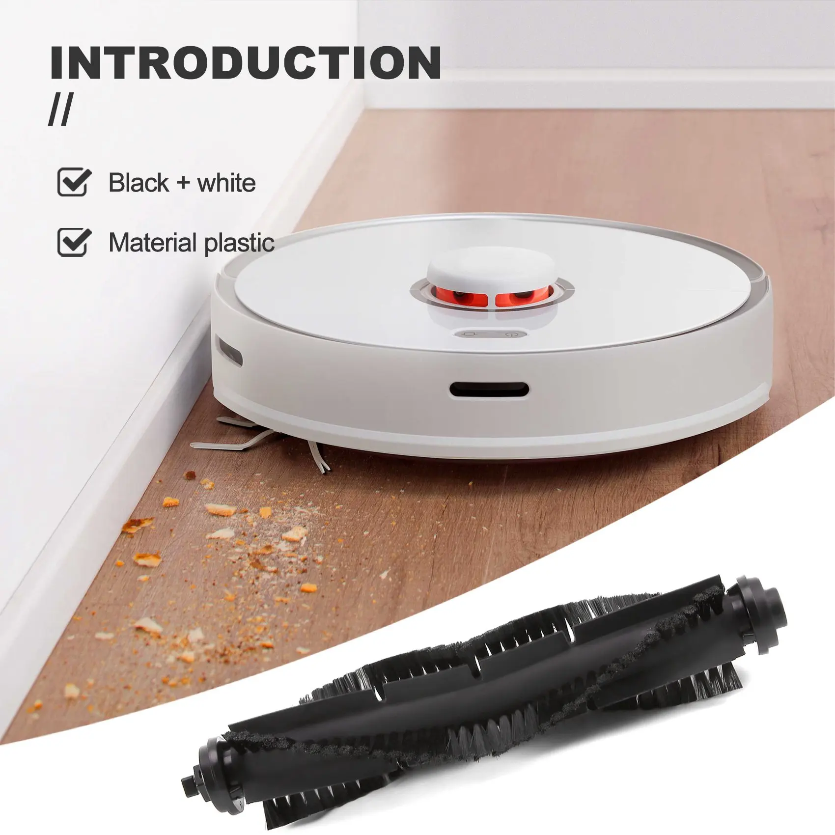 Cepillo principal para Robot aspirador, accesorio lateral con filtro HEPA para S5, S7, 360