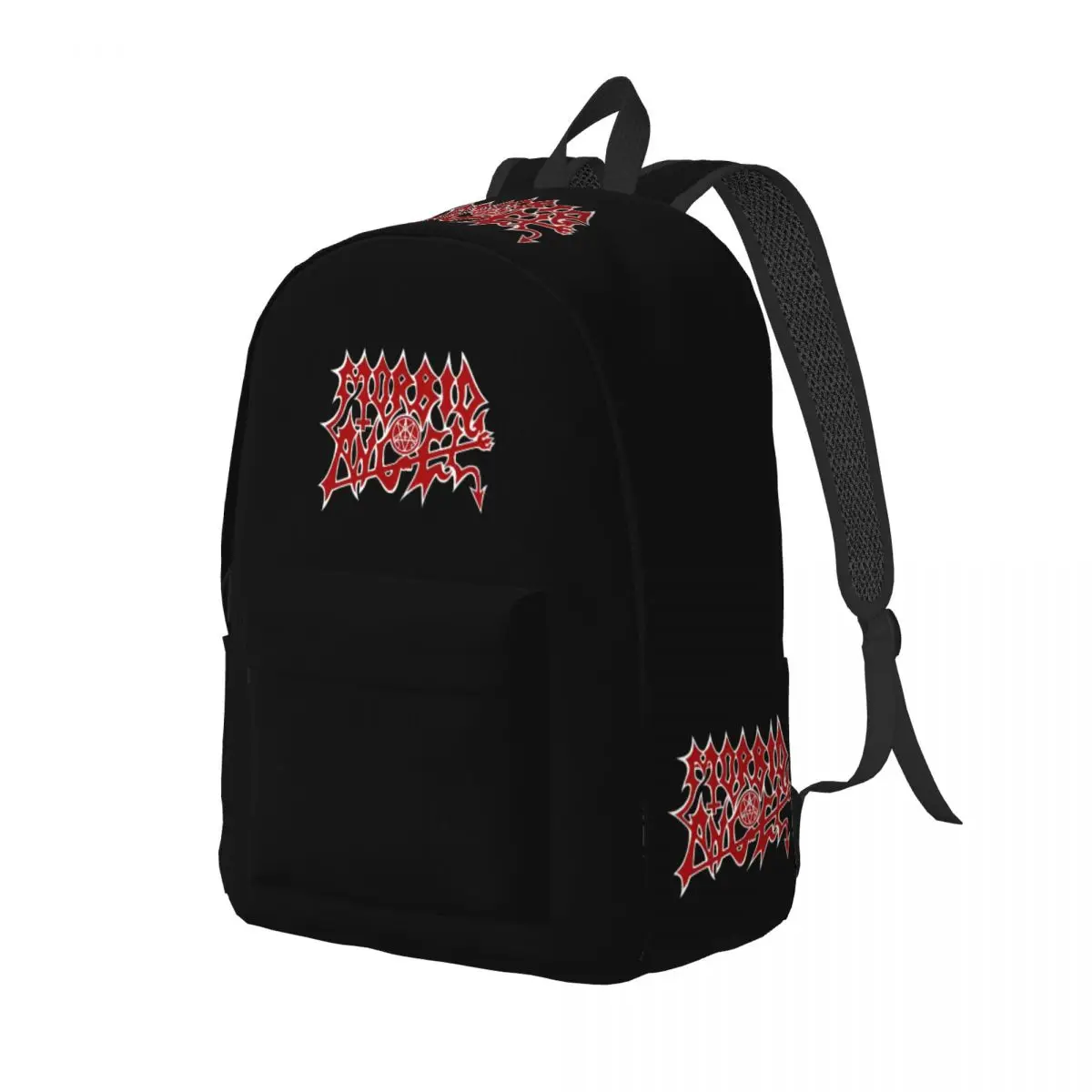 MORBID ANGEL Heavy Metal Band Backpack for Men Women Teenage High School Travel Daypack Laptop Computer Canvas Bags Durable