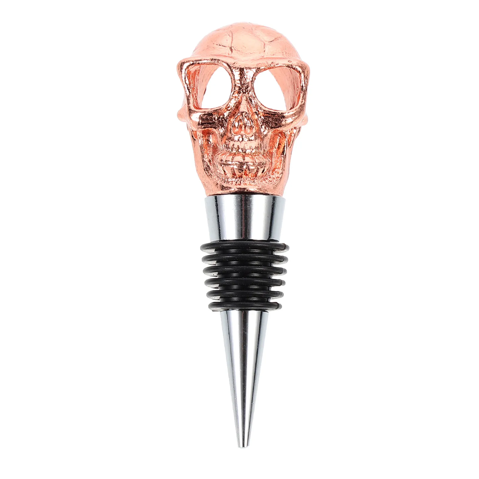 1Pcs Zinc Alloy Skull Wine Bottle Stopper Screw Seal Wine Plug Bar Party Home Bottle Cover Skull Stopper