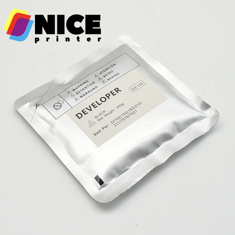 200g/bag DV110 Developer Powder For Konica Minolta Bizhub Di162 162 210 7521 211 163 183 7516 152 183 1611 210 163 DI181 EP105