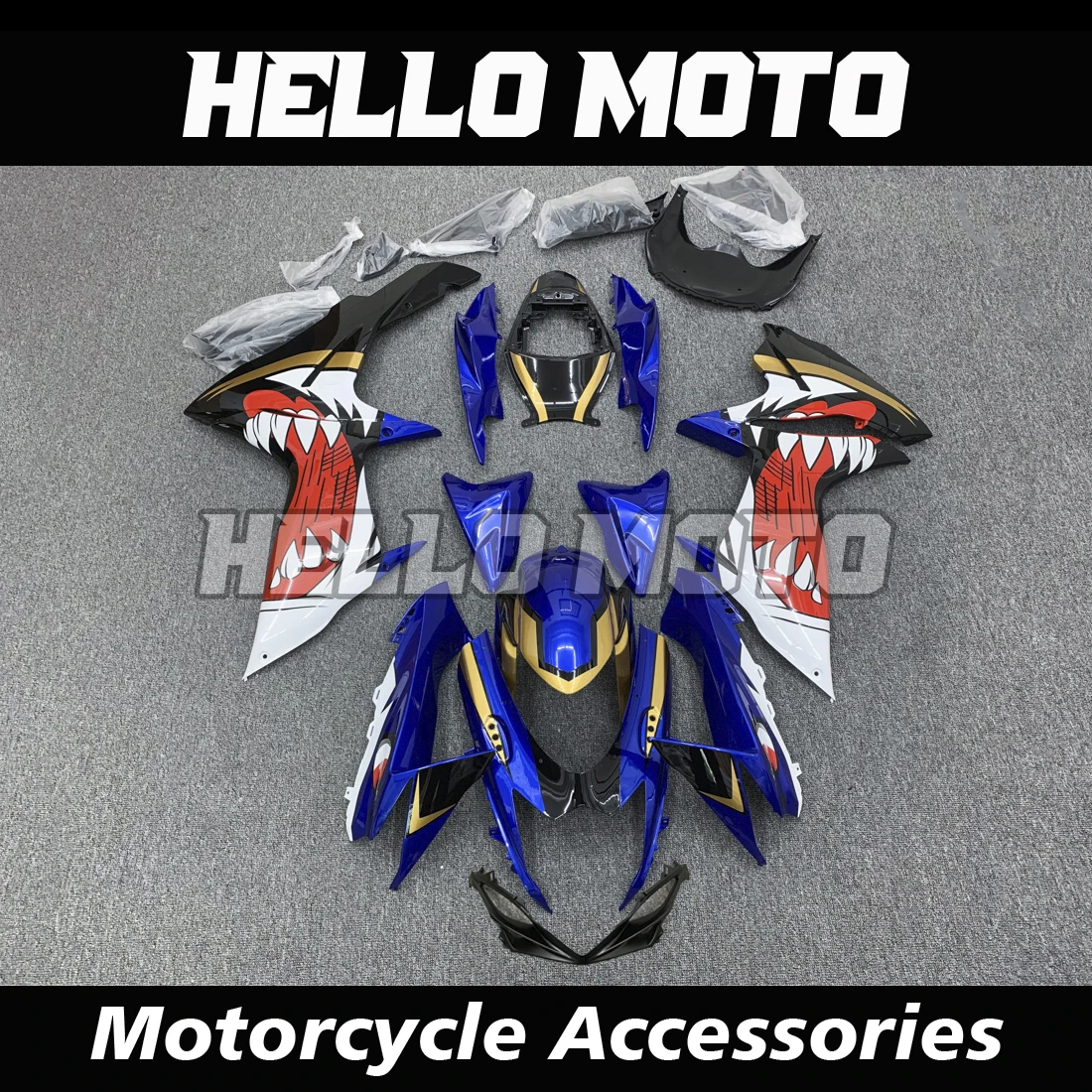 

New ABS Injection Molding Motorcycle Fairings Kits Fit For L1 L2 L3 L4 L5 L6 L7 L8 L9 600/750cc 2011-2022 Bodywork Set