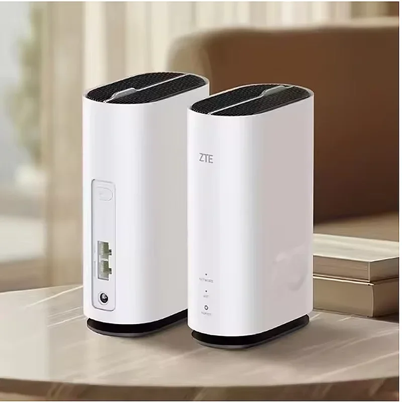 ZTE 5. Generation 5G Indoor FWA CPE G5C WiFi 6 AX1800 Wireless Router Gigabit Port 5G NSA SA 4G LTE CAT20 Modem Sim Karte