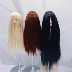 Doll Wig Long Straight Hair for 1/3 1/4 1/6 Bjd Doll,doll Accessories,You Can DIY Your Own Bangs and Hairstyle (straight/curly)