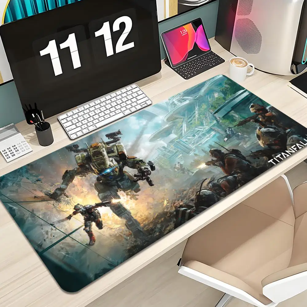 

game T-Titanfall 2 Mouse Pad Keyboard Mousepad large 1200X600 mm Desk Mat PC Gamer Office Carpet Home Table pad