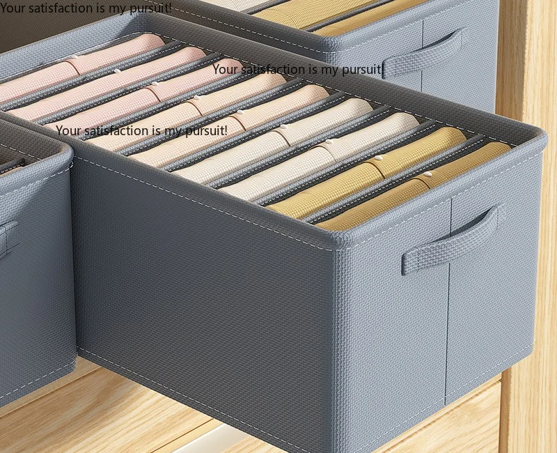 For Jeans Closet Durable Foldable Large Capacity Clothes Organizer Drawer Divided Storage Box