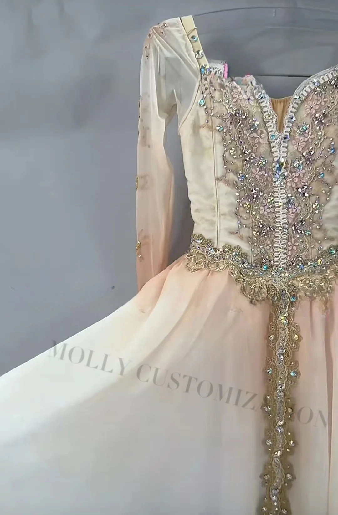 MOLLY high-end new custom-made Flora\'s Awakening Youth Goddess Ballet Swan Lake Performance Skirt for Adults and Children