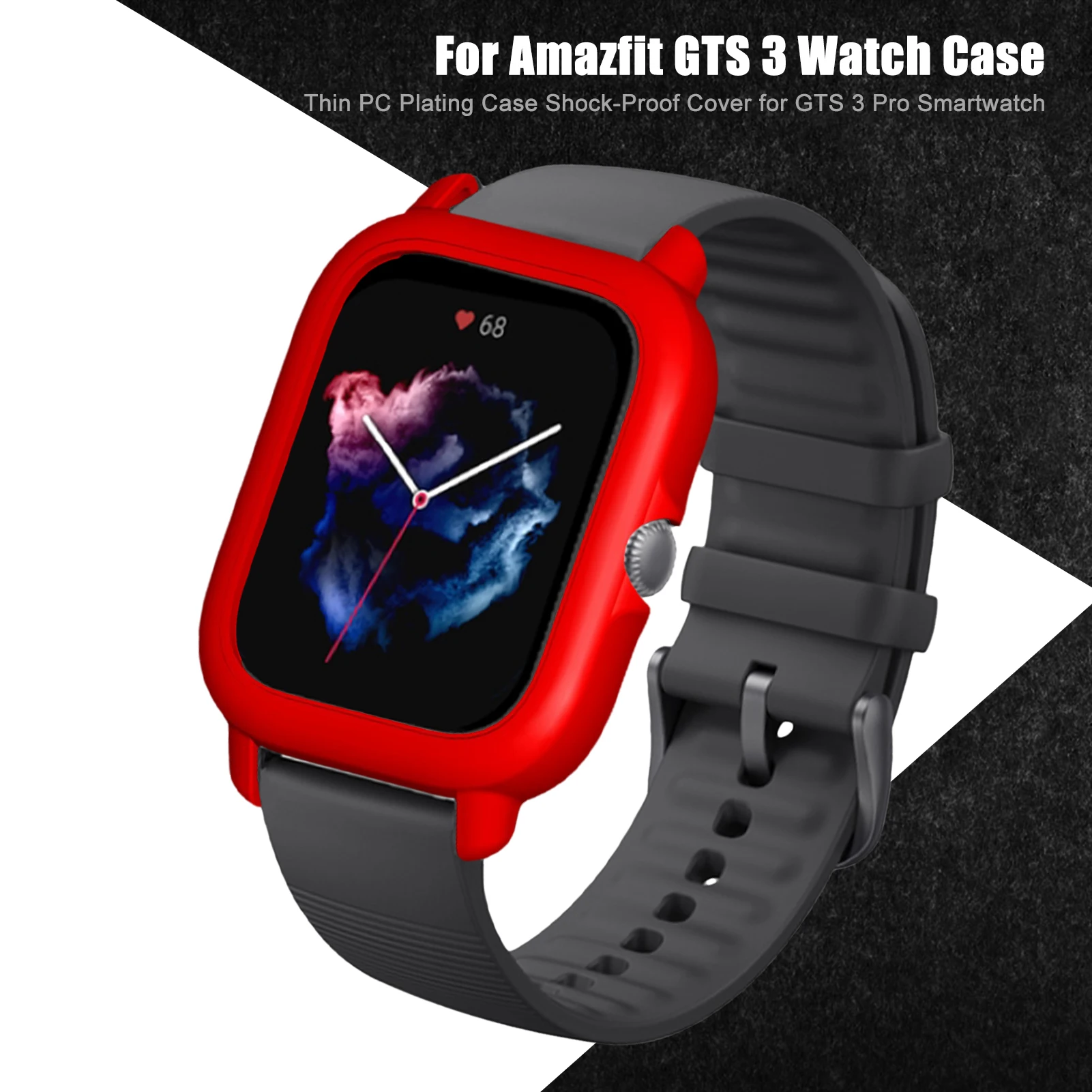 Capa protetora de relógio Capa protetora ForAmazfitGTS 3 Smartwatch Protector Shell Case Acessórios Slim Watch Cover