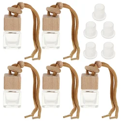 Car Bottle Diffuser Hanging Perfume Air Bottles Freshener Pendant Empty Reed Essential Hanging Diffuse Bottle Auto Ornament