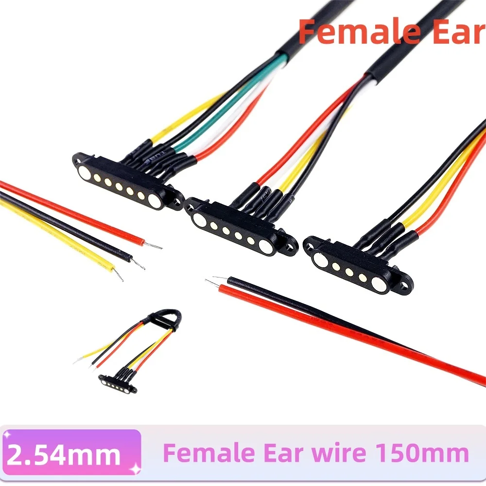 Smart Wristband Male Female Wire 2 3 4 5 Pole USB Type-C DC Charger Connector 2A DC Smart Watch Magnetic Pogo Pin Universal