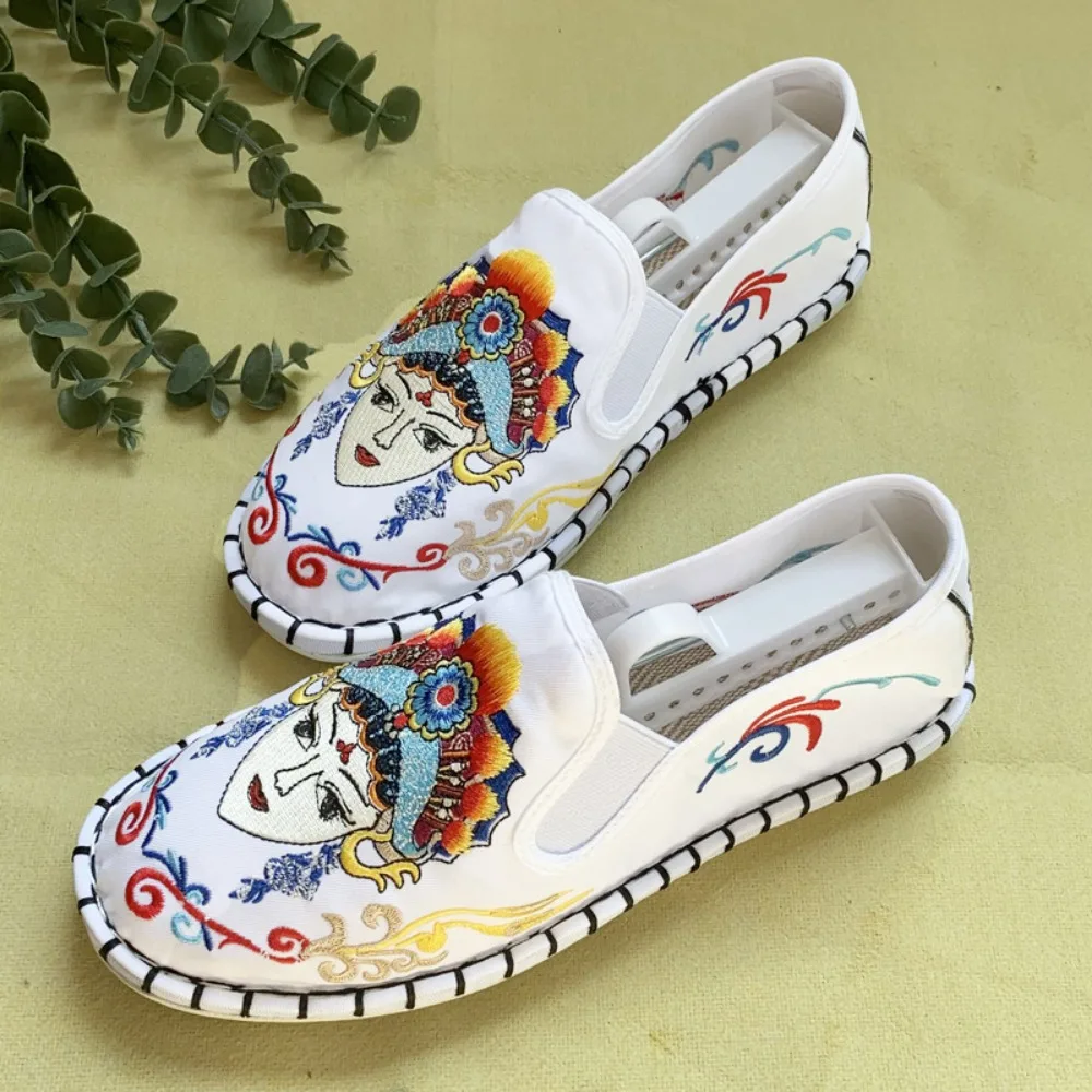 Hanfu sapatos para mulheres tênis masculino estilo étnico bordado estilo chinês streetwear moda casual vintage velho pequim sapatos