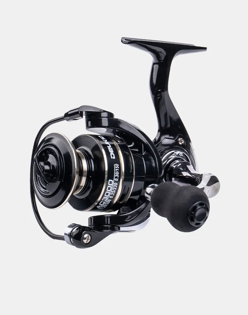 DEUKIO 1,8/2,1m Carbon-Spinn-Set, Ultraleichte Rute mit 5,2:1-Rolle, 8KG Max. Bremskraft, Sensibles Angelset für Süß-/Salzwasser – Detail 12
