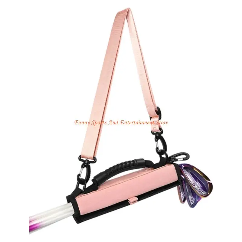 حقيبة سفر C4DE للجولف مع حزام كتف قابل للتعديل، حقيبة حمل محمولة لنادي الجولف، حقيبة ظهر بحزام للجولف