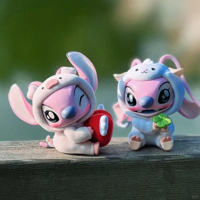 2026 Creative Excellence Stitch Animal Party Series Blind Box Cute Doll Stitch Action Doll Decoration Surprise Christmas Gift