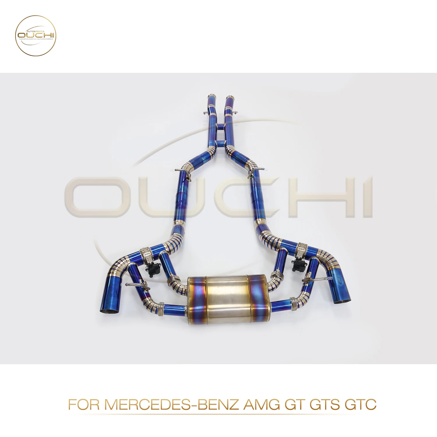 

OUCHI High Precision Machining Catback Exhaust System For Mercedes Benz AMG GT GTC GTS GTR With Electronic Valve Muffler Parts